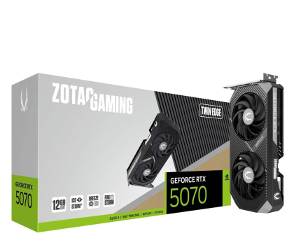 Karta graficzna Zotac GeForce RTX 5070 Twin Edge 12GB GDDR7 DLSS4